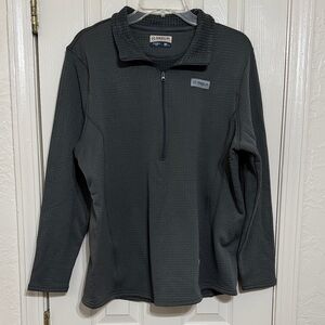 Magellan Outdoors Dark Charcoal Gray Half-Zip Pullover